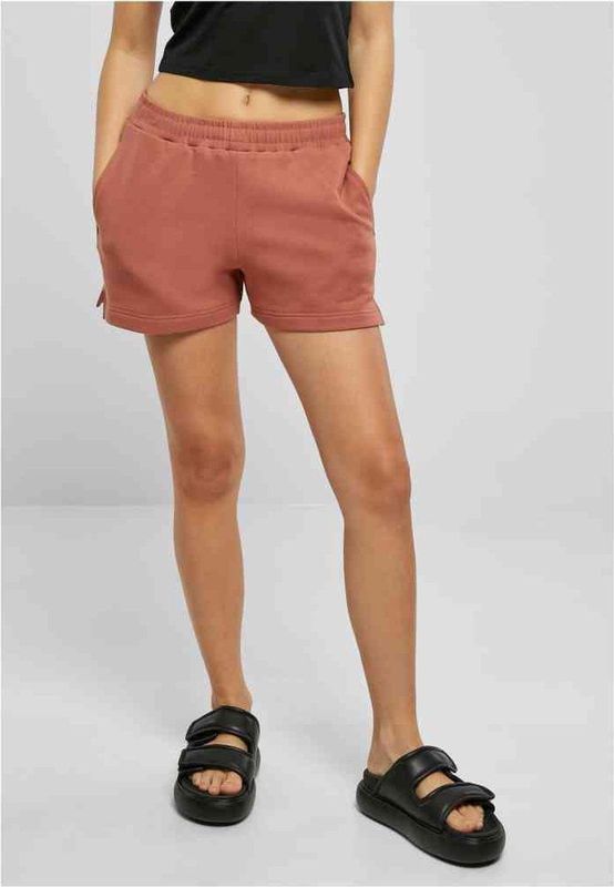 URBAN CLASSICS Sweatshorts "Urban Classics Damen Ladies Organic Terry Shorts", (1 tlg.)