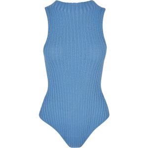 Urban Classics - Rib Knit Sleeveless Bodysuit Blauw