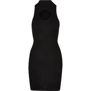 Urban Classics - Mouwloze Damesjurk - Zwart - A-lijn