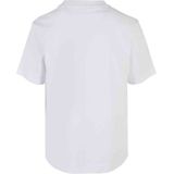 Urban Classics - Script Logo Kinder T-shirt - Kids 110 116 - Wit