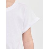 Urban Classics - Organic Extended Shoulder 2-pack Dames T-shirt - Kids 110 116 - Zwart Wit