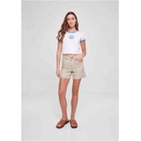 URBAN CLASSICS T-Shirt Urban Classics Damen Ladies Stretch Jersey Cropped Tee (1-tlg)