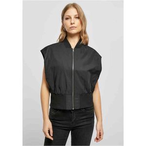 Urban Classics - Recycled Short Bomber Vest Mouwloos jacket   Zwart