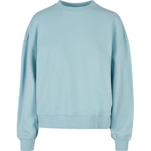 Ladies Oversized Crewneck Sweater met ronde hals Ocean Blue