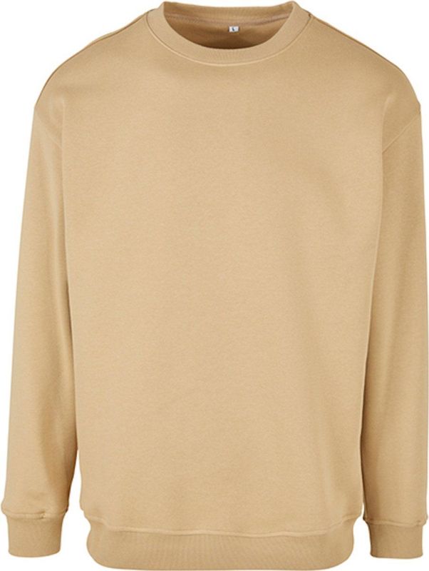 Build Your Brand - Raglan Crewneck - Beige - Sweater