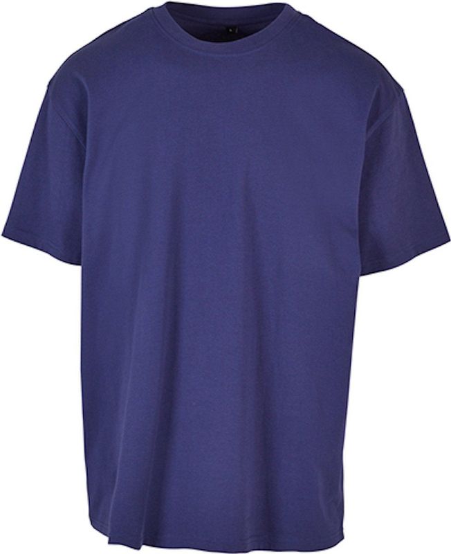 Build your Brand - Heavy Oversize Tee BY102 - Light Navy - T-shirt