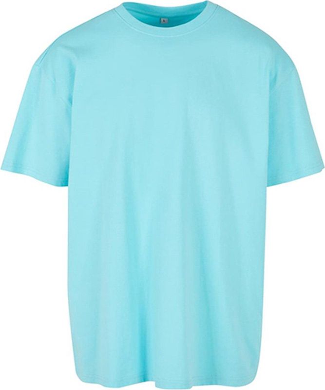 Build your Brand - Heavy Oversize Tee BY102 - Beryl Blue - T-shirt