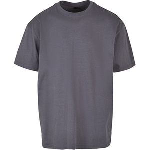 Kariban T-shirt V-hals lange mouwen K358 - Dark Grey - 3XL