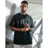 Build your Brand Heavy Oversize Tee BY102 - Light Grey