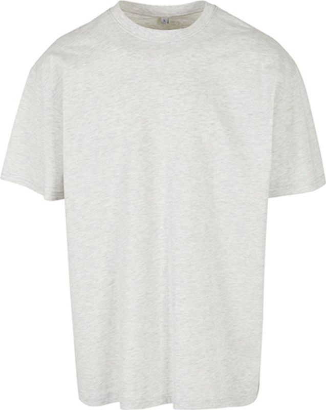 Build your Brand Heavy Oversize Tee BY102 - Light Grey