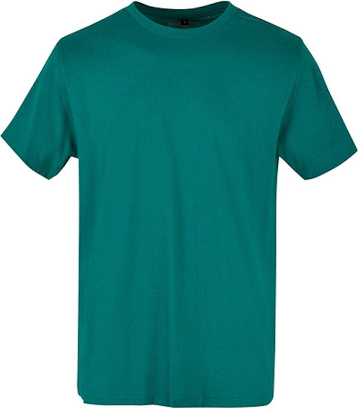 Build Your Brand - Basic T-shirt - Groen - Heren - Ronde Hals
