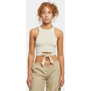 Cropped Top - Softseagrass - Katoen - Slim Fit