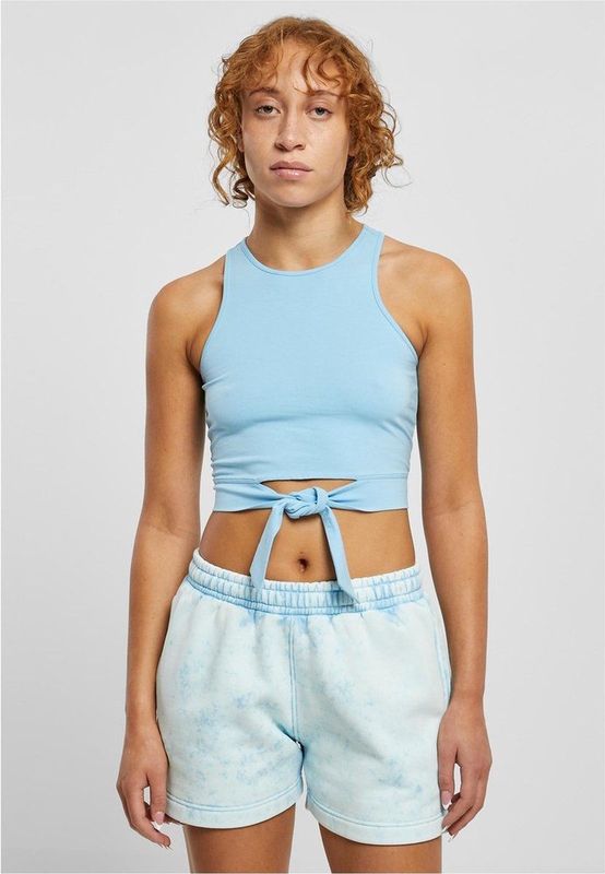 Urban Classics - Top - Lichtblauw - Jersey - Mouwloos - Racerback