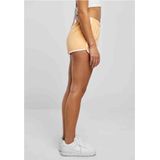 Urban Classics - Organic Interlock Retro Korte broek - Oranje/Wit