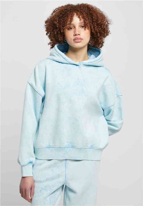 Urban Classics - Oversized Towel Washed Hoodie/trui - Blauw
