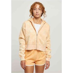 Urban Classics - Oversized Towel Washed Zip Hoody - Sweatshirt - Paleorange