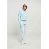 Urban Classics - Short Oversized Towel Washed Vest met capuchon - Blauw