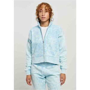 Urban Classics - Short Oversized Towel Washed Vest met capuchon - Blauw