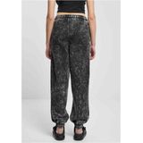 Urban Classics - Towel Washed Dames joggingbroek - Zwart