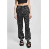 Urban Classics - Towel Washed Dames joggingbroek - Zwart