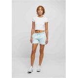Urban Classics - Ladies Towel Washed - Sweatshorts - Balticblue - Katoen en Polyester
