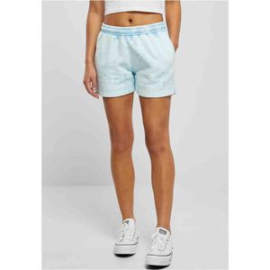 Urban Classics - Ladies Towel Washed - Sweatshorts - Balticblue - Katoen en Polyester