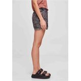 Urban Classics - Dames Shorts - Sweatshorts - Zwart - Katoen en Polyester