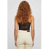 Shirt - Body - Effen - Mouwloos - Opstaande Kraag