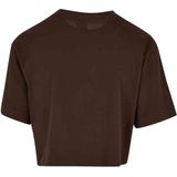 Urban Classics Dames T-Shirt Dames Short Oversize Tee in verschillende kleuren, maat XS - 5XL, bruin, XS