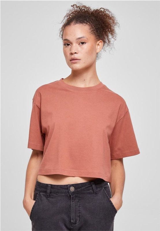 Urban Classics - Short Oversized Crop Top - Oranje