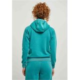 Urban Classics - Ladies Stone Washed Hoody - Damestrui - Watergreen