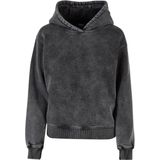 Urban Classics - Stone Washed Hoodie/trui - Zwart
