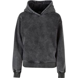 Urban Classics - Stone Washed Hoodie/trui - Zwart
