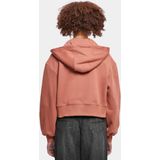 Urban Classics - Oversized Jas - Damesjack - Met Capuchon - Zacht Geborsteld Fleece