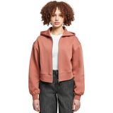 Urban Classics - Oversized Jas - Damesjack - Met Capuchon - Zacht Geborsteld Fleece