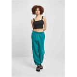 Urban Classics - Jade Groen - Broek - Sweatstof - Tapered, High Waist