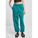 Urban Classics - Jade Groen - Broek - Sweatstof - Tapered, High Waist