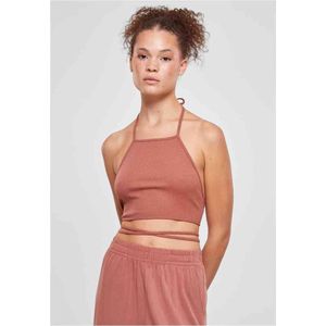 Urban Classics - Rib Trapeze Crop top - 4XL - Oranje