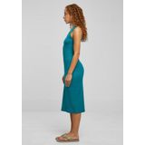 Jurk - Effen - V-hals - Mouwloos - Slanke Pasvorm - 3/4 Lengte