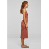 A-lijn Jurk - Zwart - Polyester Viscose Elastaan - Midi Lengte