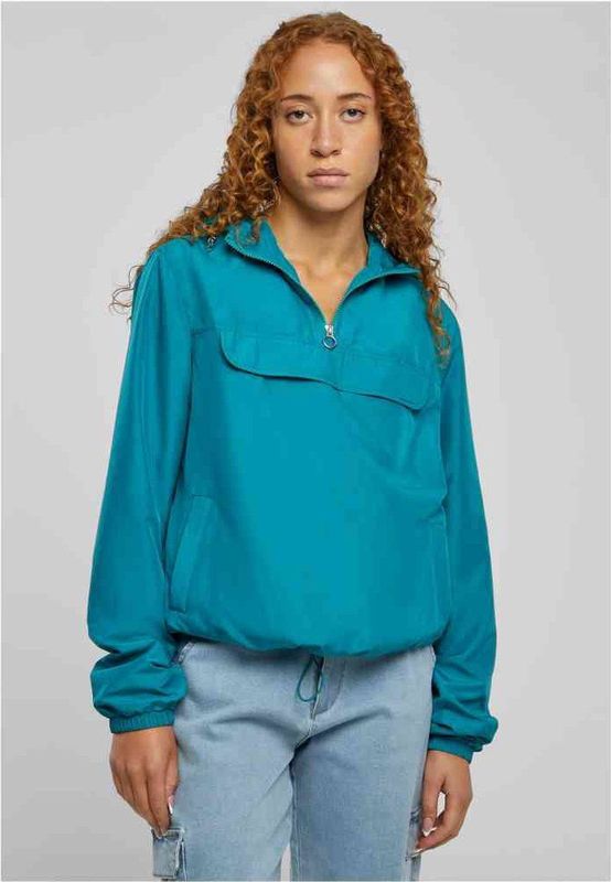 Urban Classics - Windbreaker - Dames - Watergreen - Materiaal: Polyester