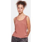 Urban Classics Dames bovenstuk Ladies Modal Loose Top, losse damestop verkrijgbaar in vele kleuren, maten XS - 5XL, terracotta, M