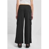 Urban Classics - Highwaist Wide Leg Cargobroek - Zwart