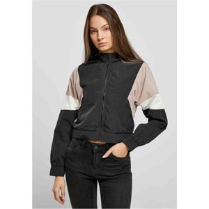 Urban Classics - Veste Courte - Zwart/Roze/Fijn Sand - Dames