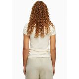 Urban Classics - Organic Asymmetric Neckline Top - Ivoorkleurig