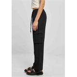 Urban Classics - Viscose Straight Leg Cargobroek - Zwart