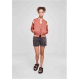 Urban Classics - Inset Sweat College Jacket - Oranje - 63% Katoen, 37% Polyester