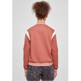Urban Classics - Inset Sweat College Jacket - Oranje - 63% Katoen, 37% Polyester