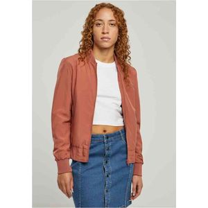 Urban Classics Tb1217-dames Light Bomber Jacket Damesjas, Terracotta