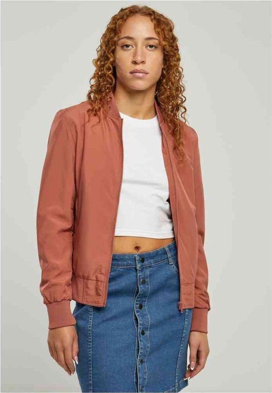 Urban Classics Licht bomberjack voor dames Jack dames,terracotta,L